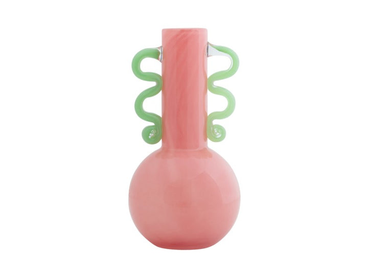 Pink Fiesta Glass Vase