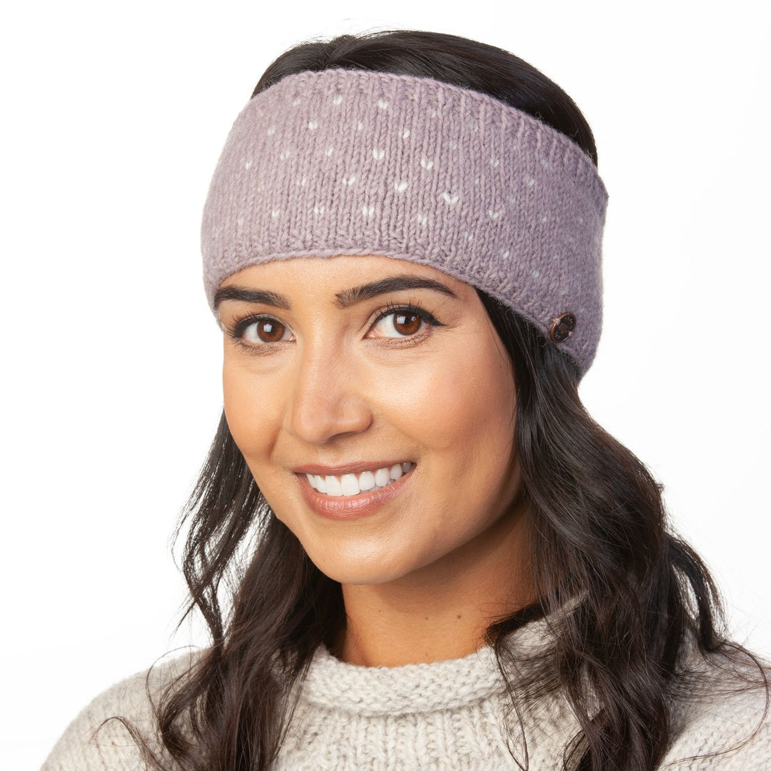 Winter Wool Headband - NAYA Tick - Haze