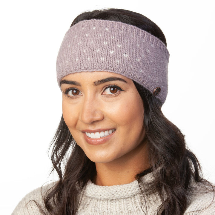 Winter Wool Headband - NAYA Tick - Haze
