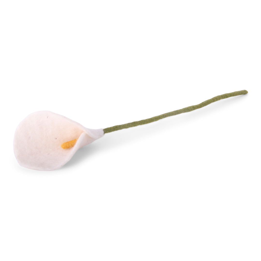 Lilly Faux Flower - White