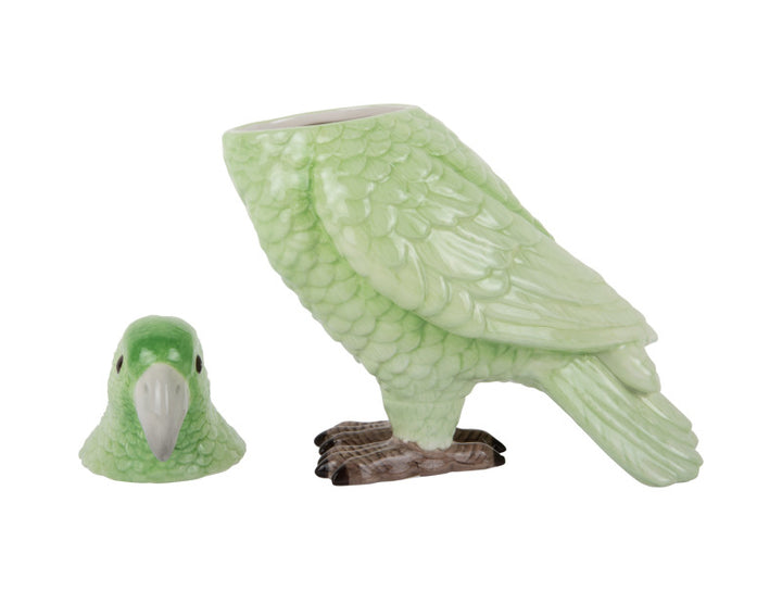 Bird Storage Jar  - Green