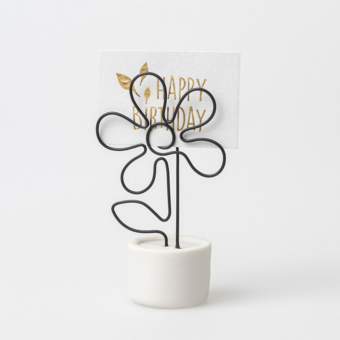 Flower photo holder - Happy Birthday