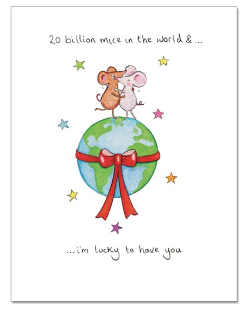 I'm Lucky To Have You Greetings Card