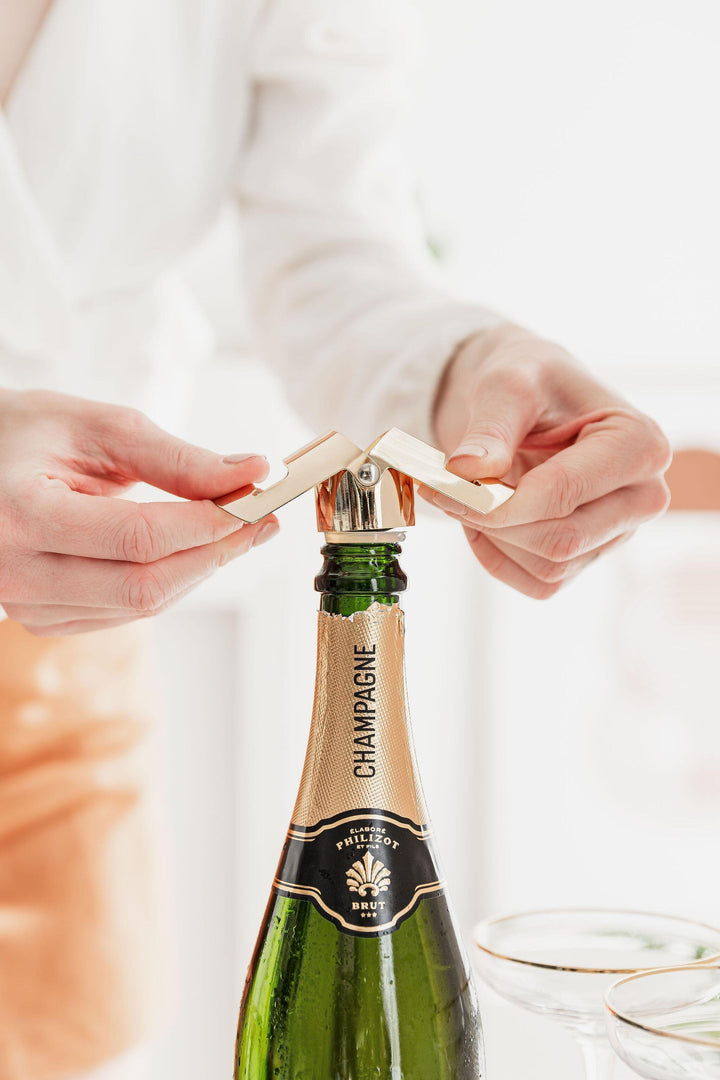 Champagne Bottle Stopper - Gold