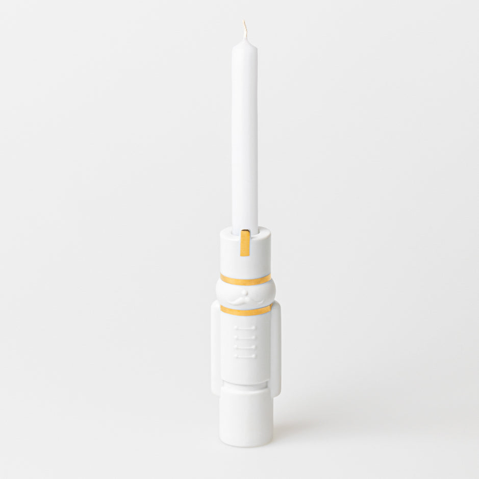 Nutcracker Candle Holder