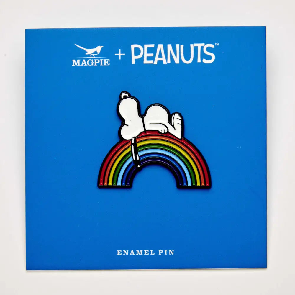 Rainbow - Peanuts Snoopy Good Vibes Enamel Pin Badge