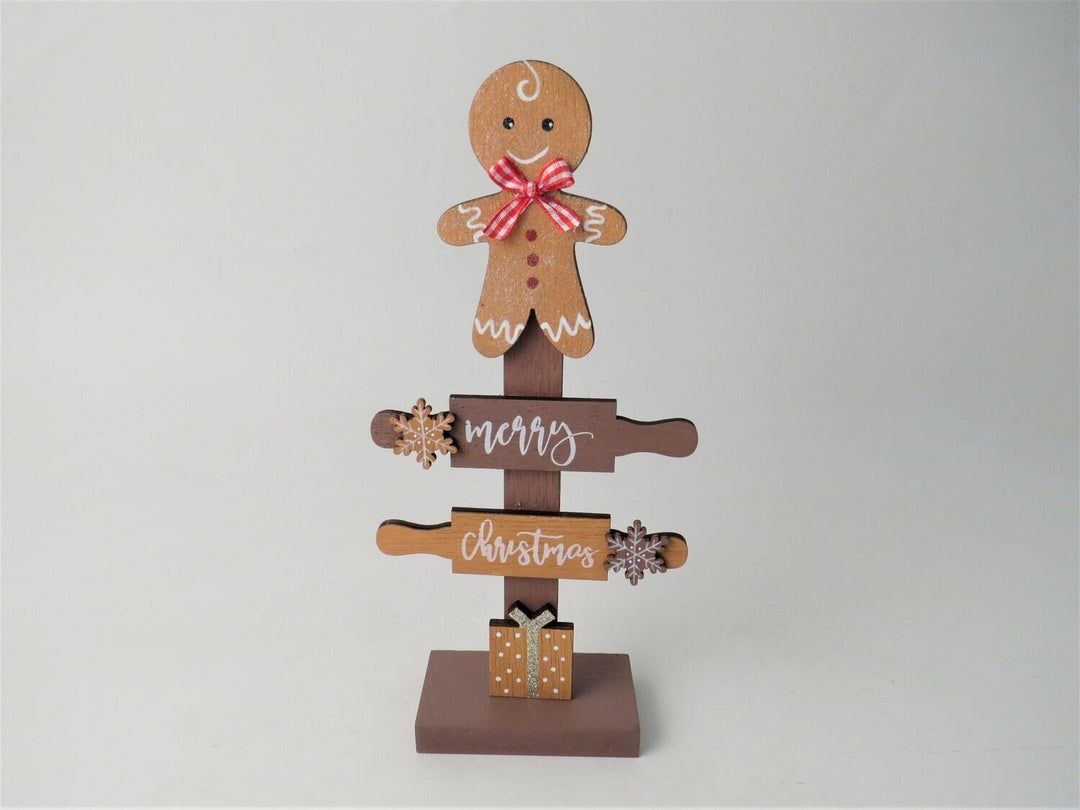 Gingerbread 'Merry Christmas' Tree