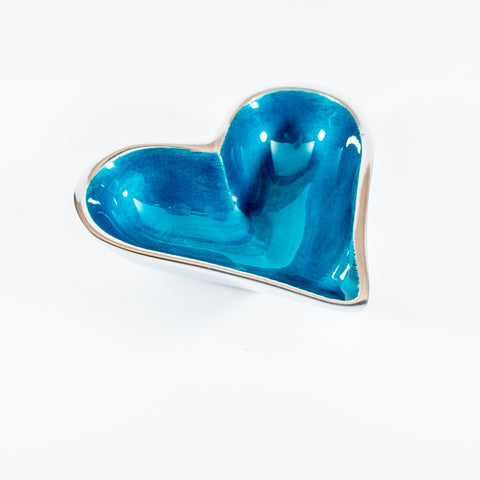 Heart Dish XS- Aqua