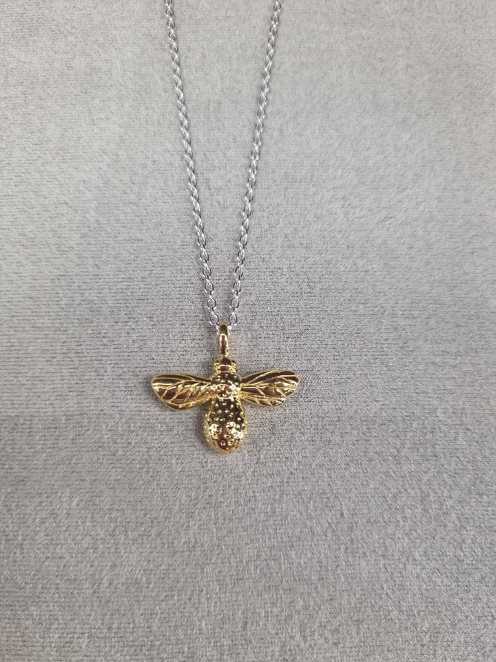 Bumblebee 18ct gold vermeil Necklace