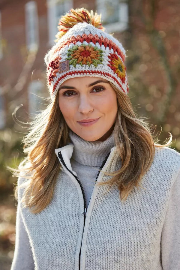 Woodstock Andorra Bobble Hat - Oatmeal