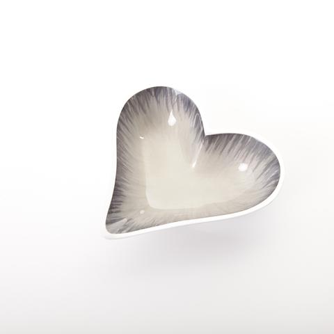 Heart Dish - Brushed Silver