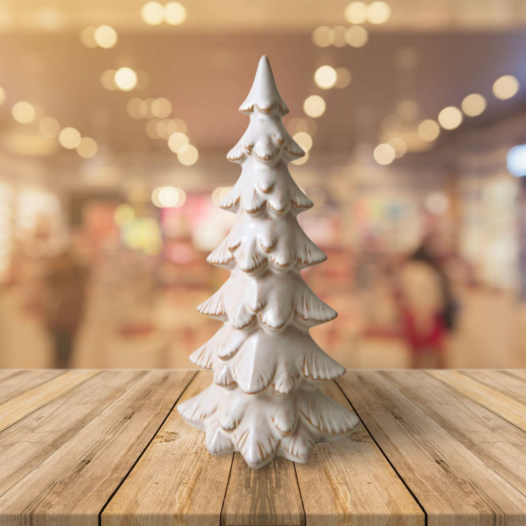 Wash Glazed Standing Tree Decoration