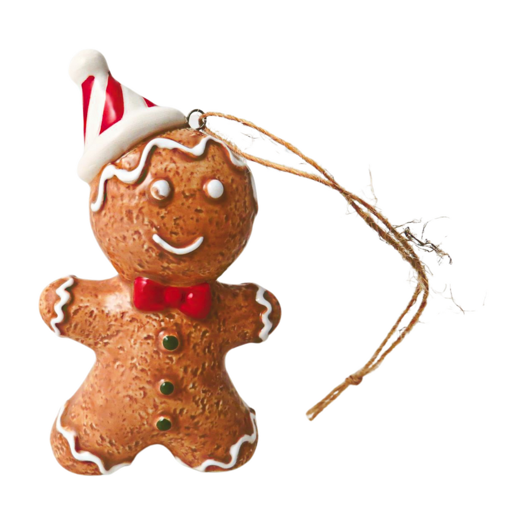 Jolly Gingerbread Man Tree Decoration