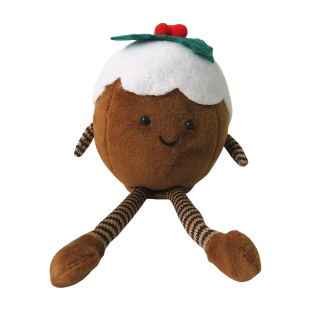 Soft Christmas Pudding Sitting  Decoration