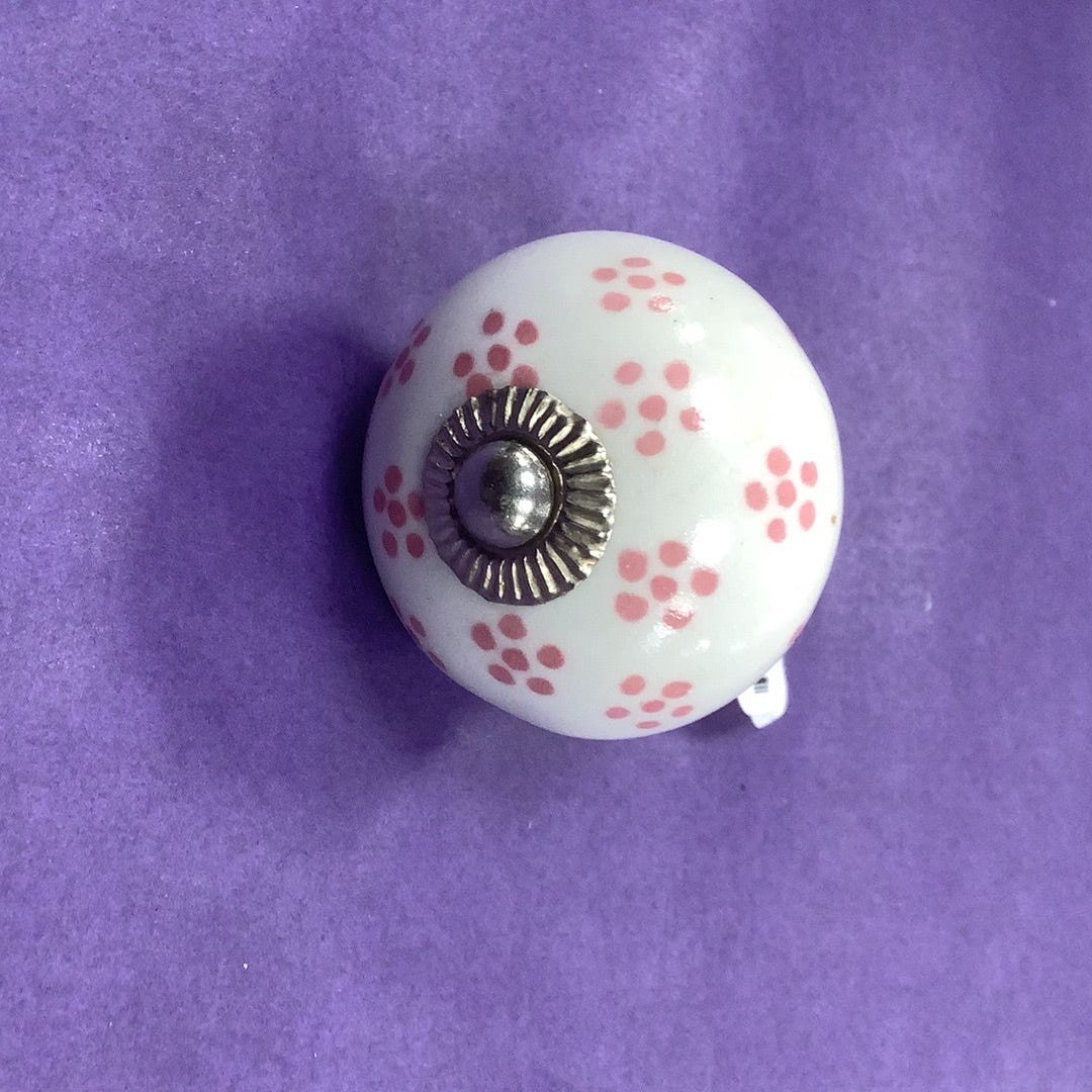 Pink Posy Knob