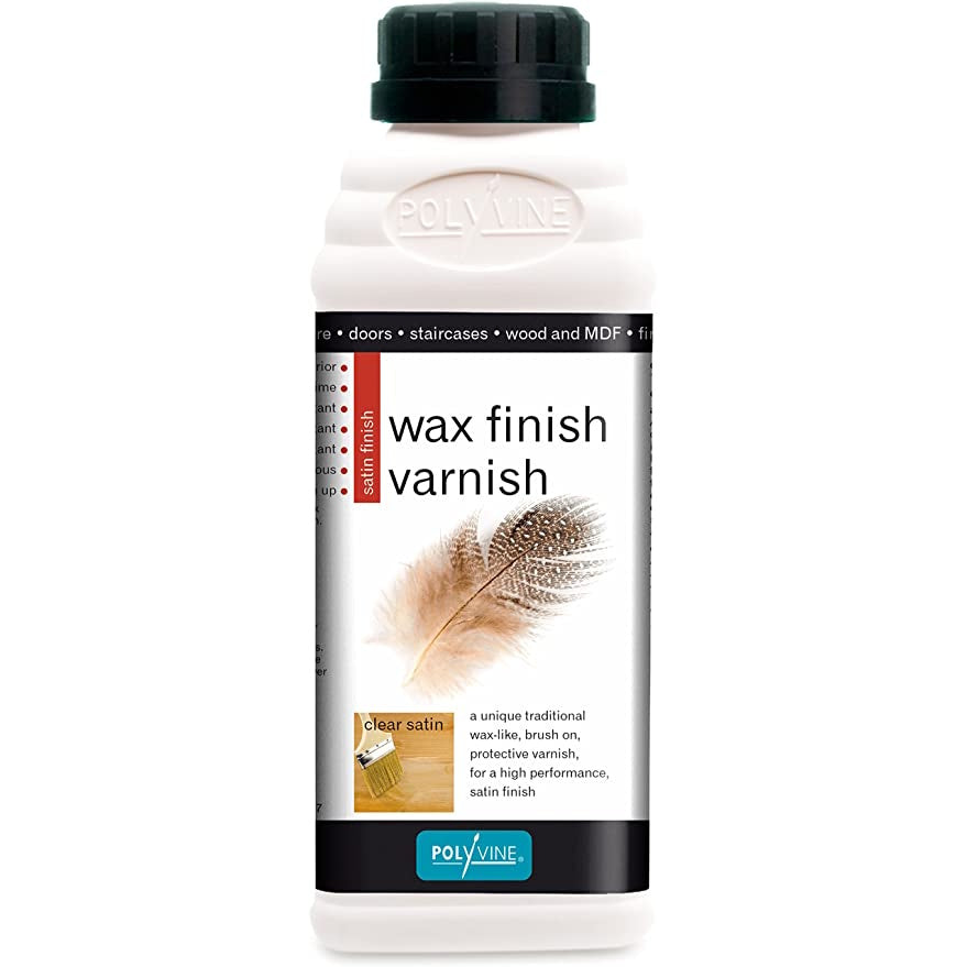 500ml Clear Wax Finish Varnish - Satin