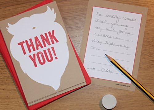 Children's Christmas Thank You Postcards