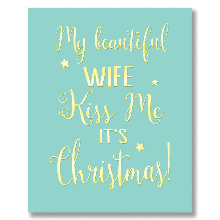 My Beautiful Wife Christmas Card
