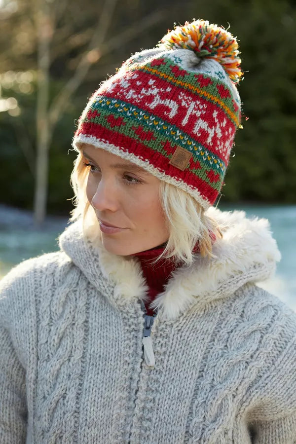 Reindeer Bobble Hat