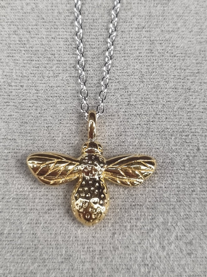 Bumblebee 18ct gold vermeil Necklace