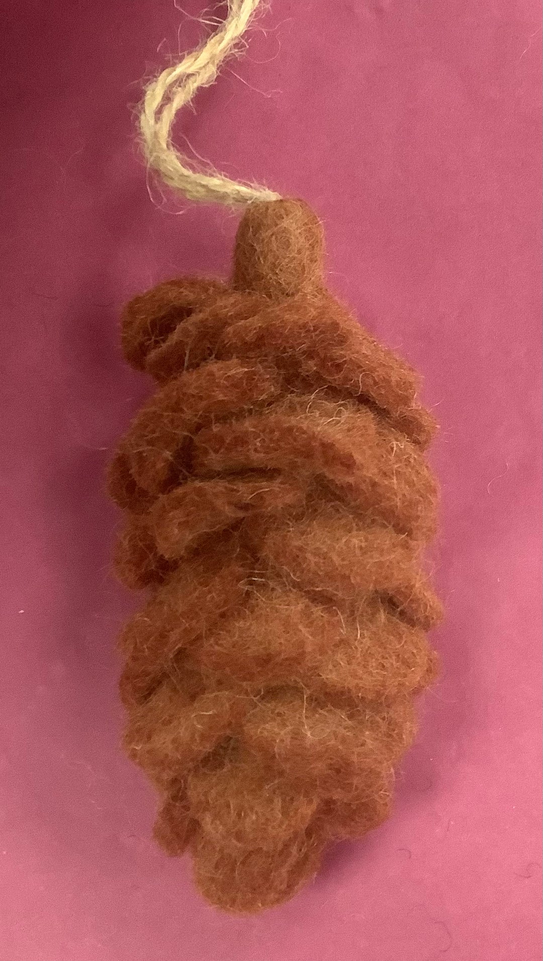 Pine Cone Felt Hanging Decoration