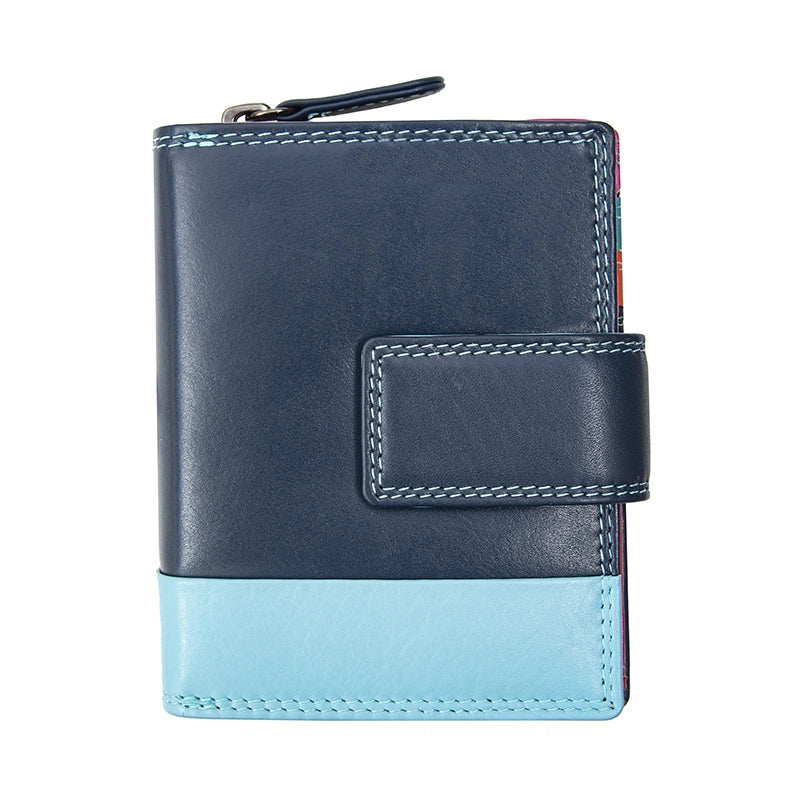 Blue top colour purse
