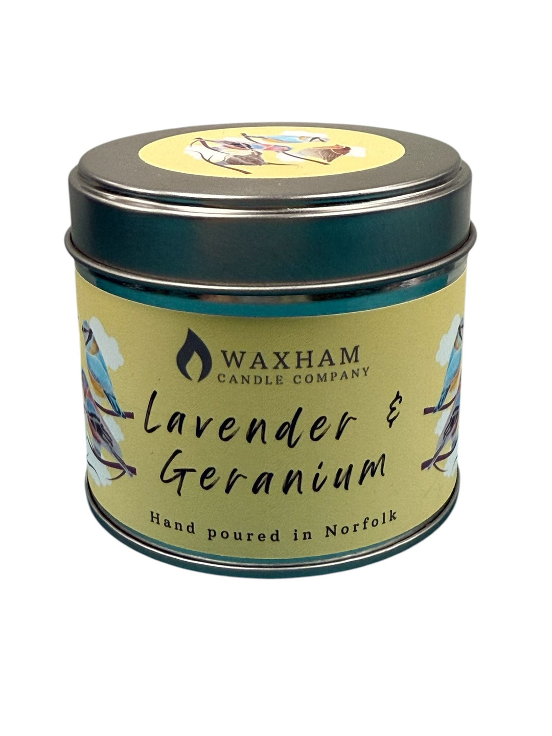 Candle In A Tin -Lavender And Geranium