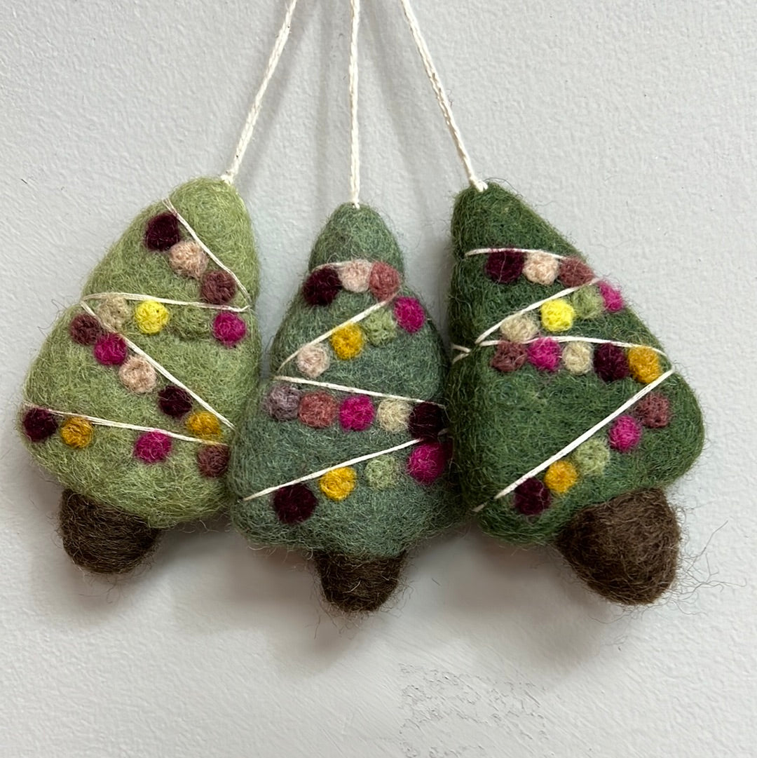 Mini Christmas Trees, set of 3