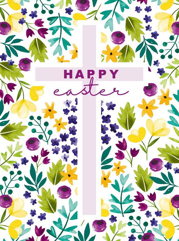 Floral Cross  5 Pack