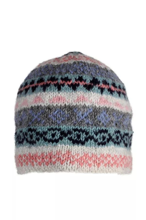 Classic Fairisle Beanie - Oatmeal