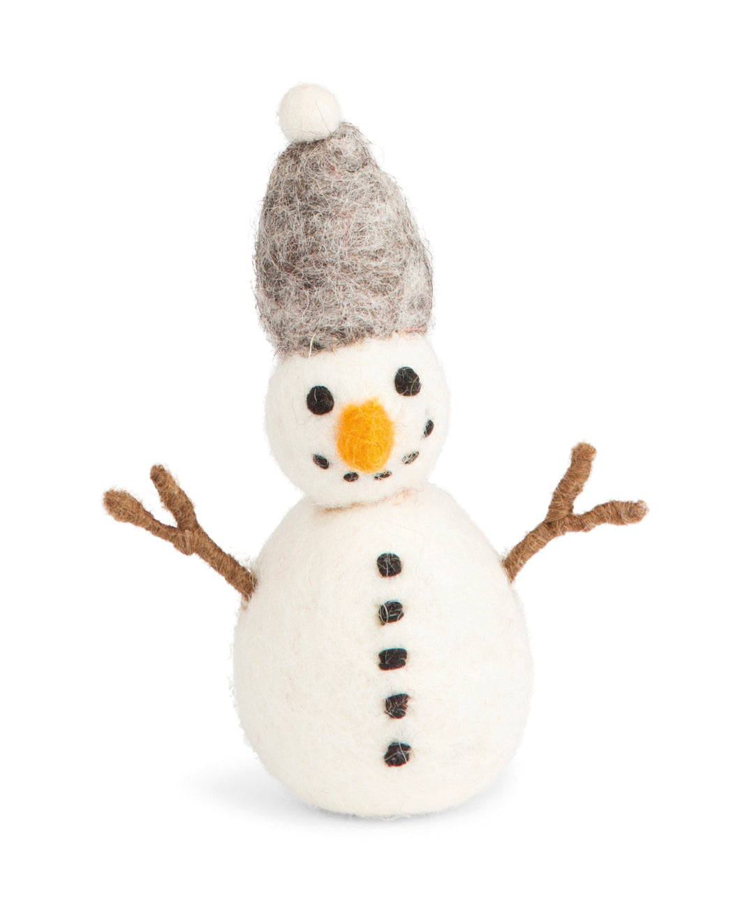 Snowman with Grey Hat