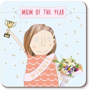 Mum Of The Year Coaster
