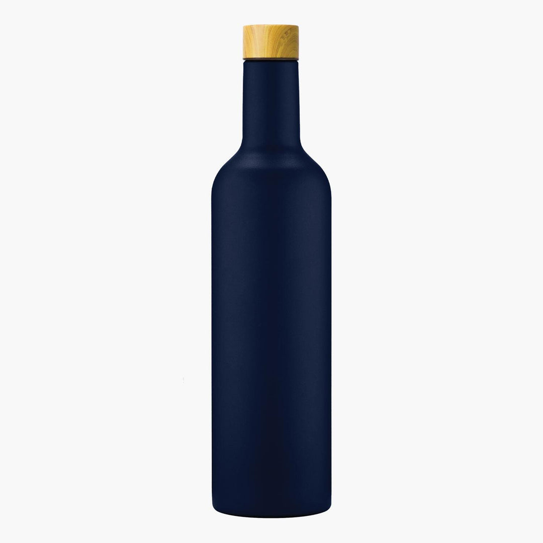VINNIE Insulated Travel Wine Bottle - Blue