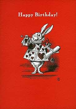 Herald Happy Birthday - Alice In Wonderland