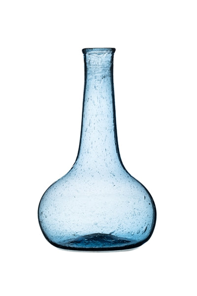 Recycled Ice Blue Vase