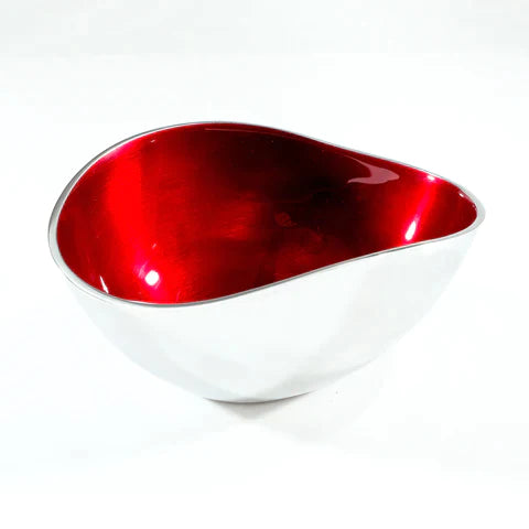 Recycled Aluminium Bowls - Red