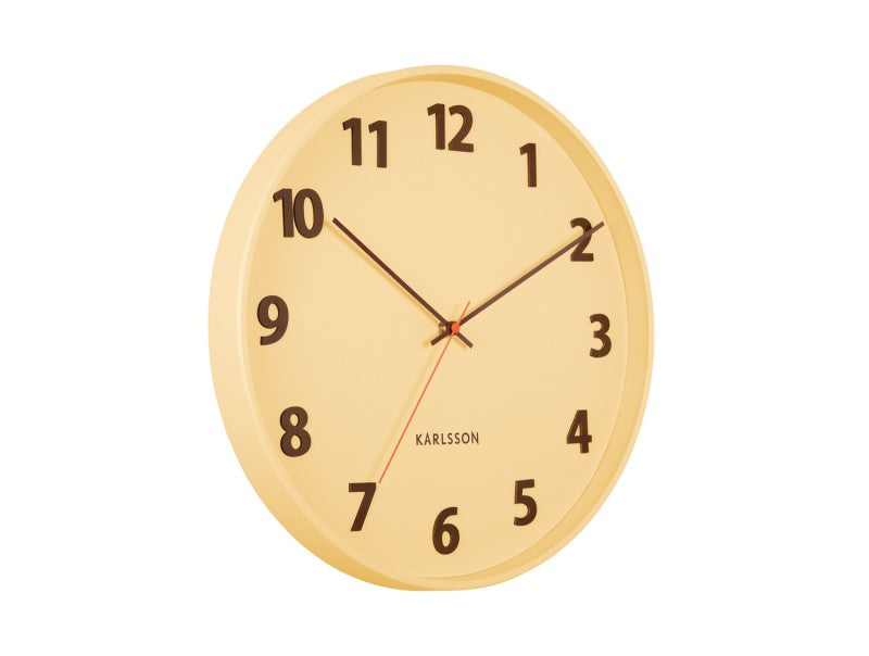 Pastel Coloured Wall Clock