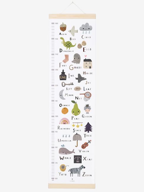 Woodland Alaphabet Height Chart