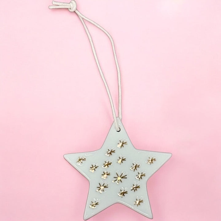 Hanging Porcelain Star