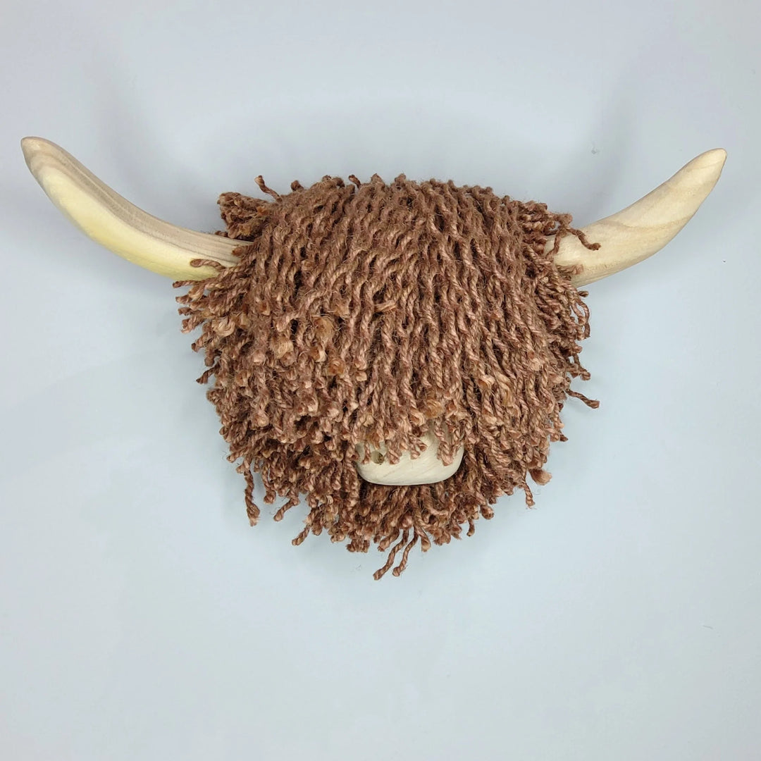 Elspeth Brown Jute Highland Cow - Small