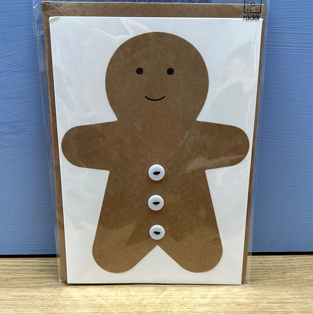 Gingerbread Man Greeting Card