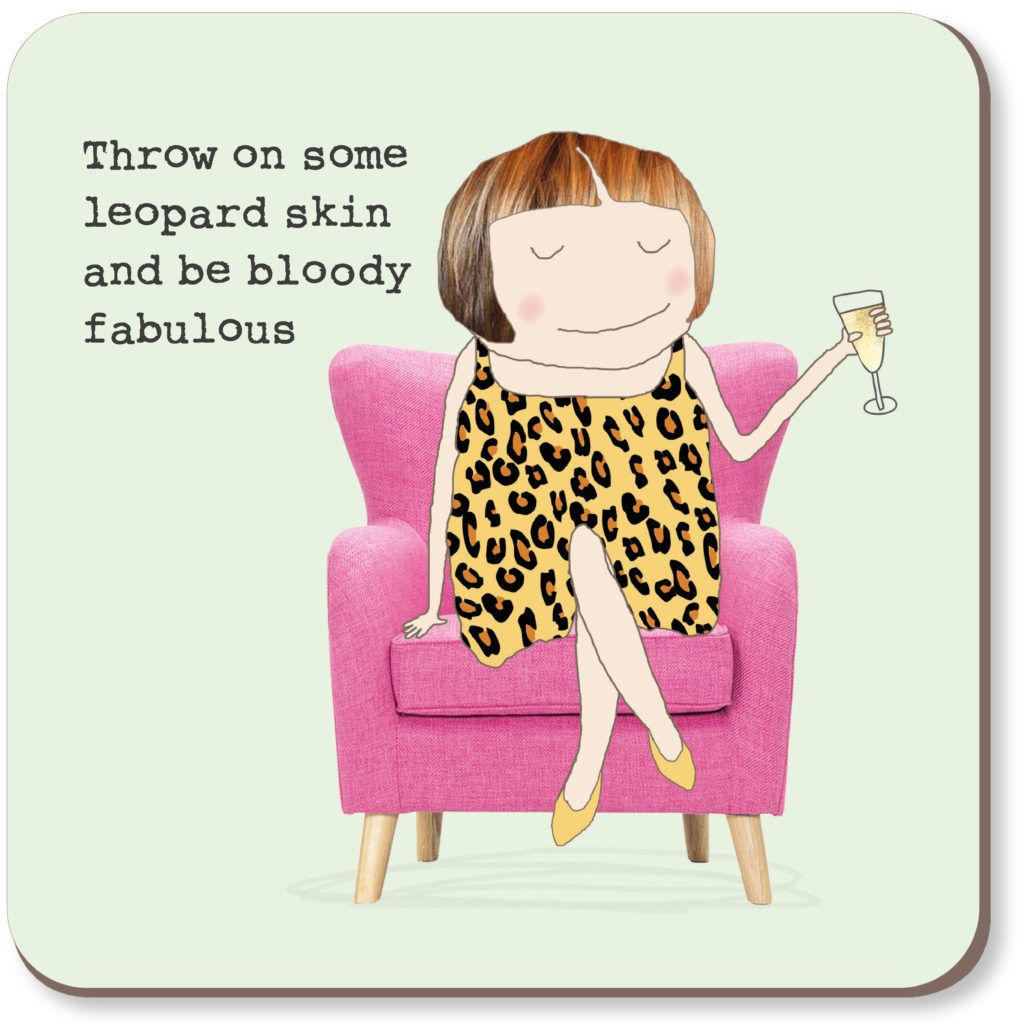 Throw On Some Leopard Skin Coaster