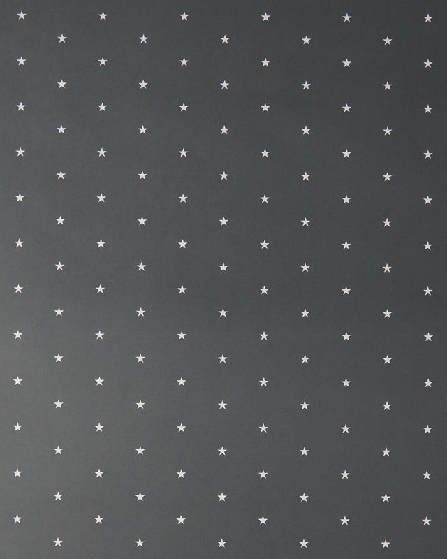 Charcoal Tiny Star Wrapping Paper