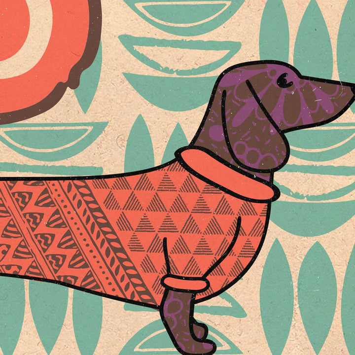 D is for Dachshund - Poster Print