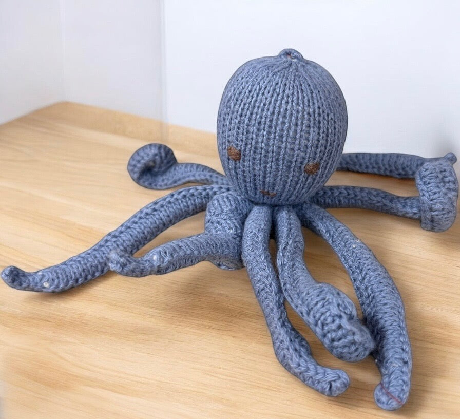 Octopus Soft Toy- Dark Blue