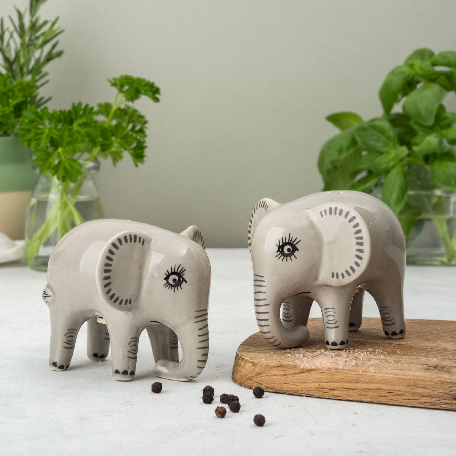 Salt & Pepper Shakers - Elephant