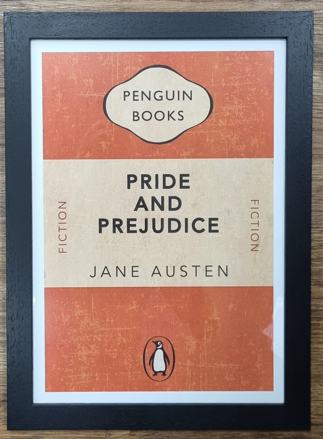 Pride And Prejudice Book Cover Style A3 Framed Print