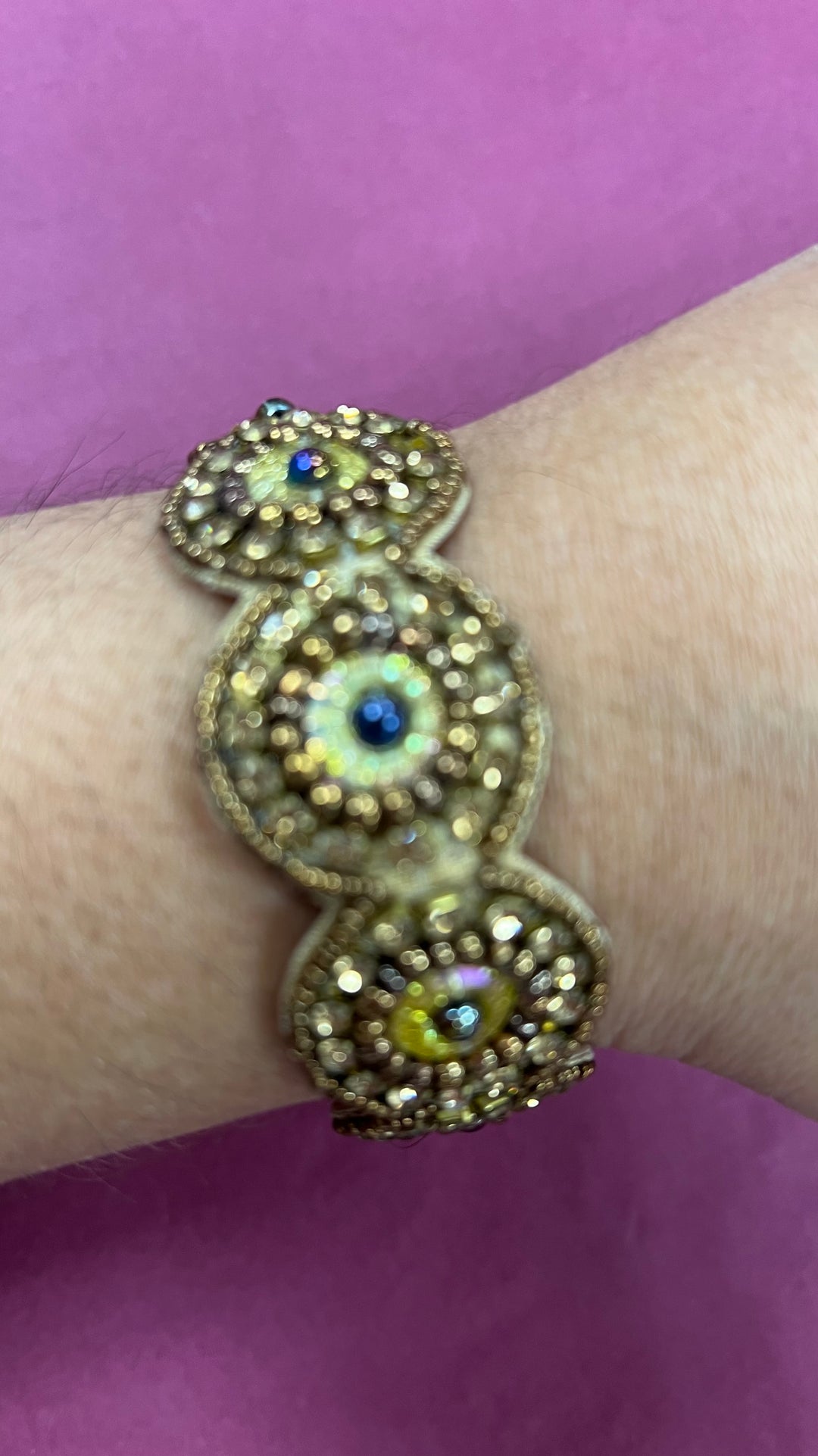 Gold Beaded Bracelet