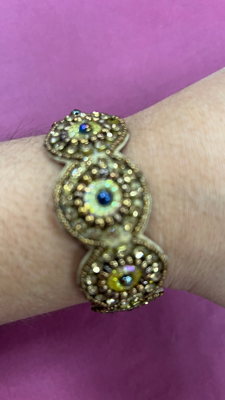 Gold Beaded Bracelet