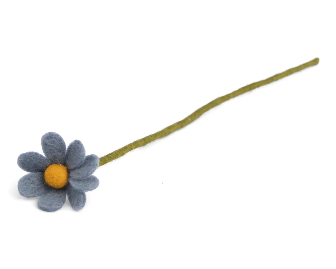 Simple Faux Flower -  Sea Blue